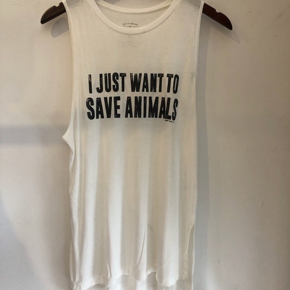 I Just Want To Save Animals Tank Top - Picture 2 of 3